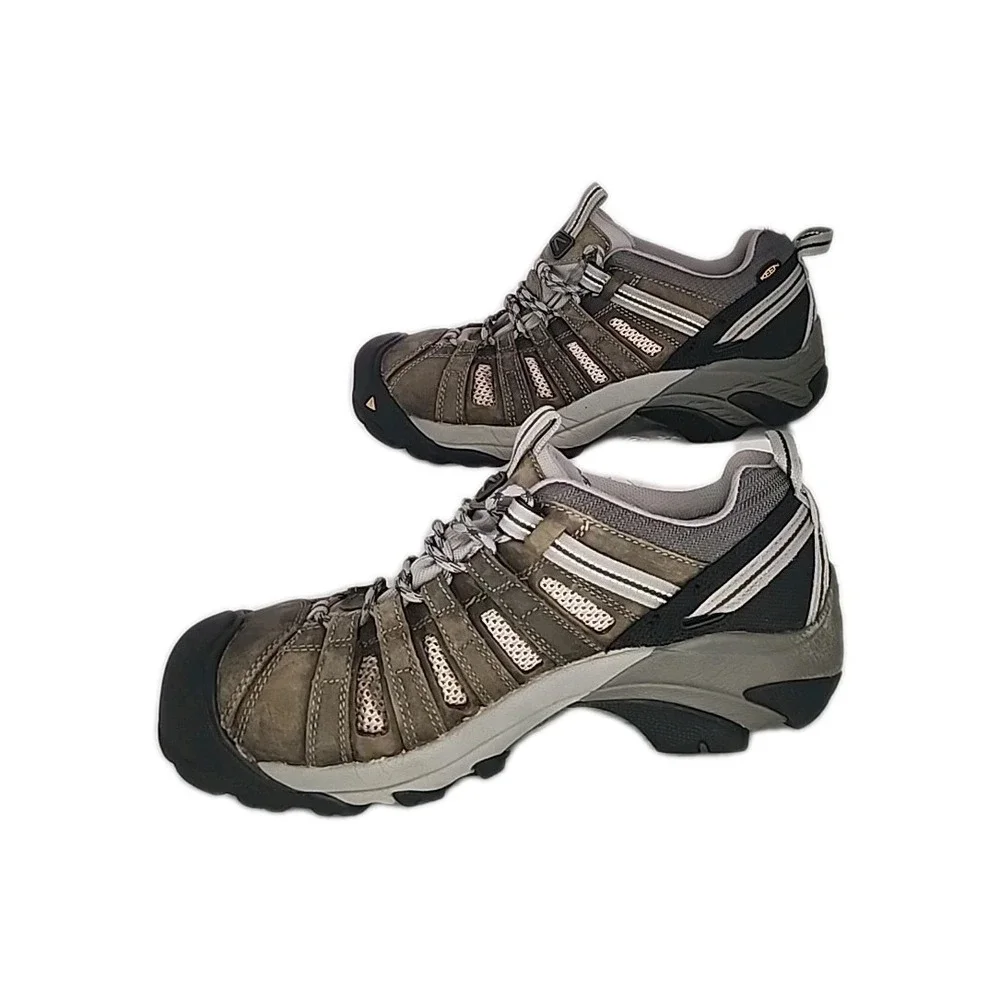 Keen Utility Flint Low‎ Men's 8D  Gargoyle/Forest Night Steel Toe Waterproof
